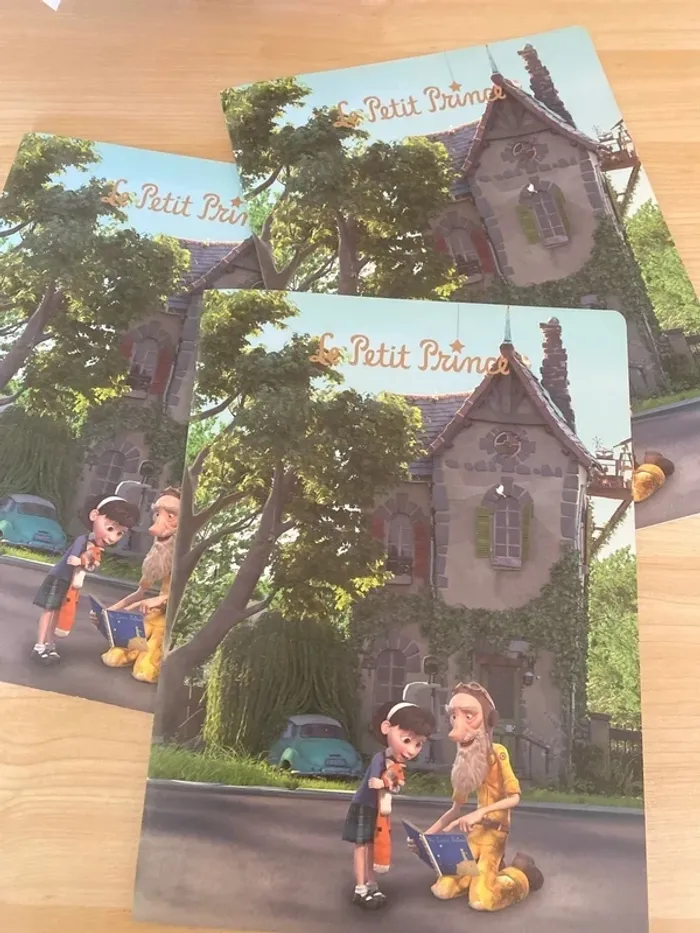 Lot de trois cahiers grand format, le petit Prince Clairefontaine neufs