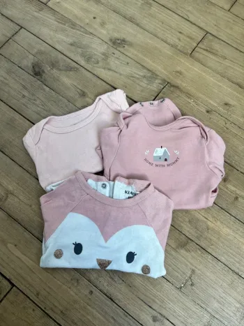 Lot de 3 body rose