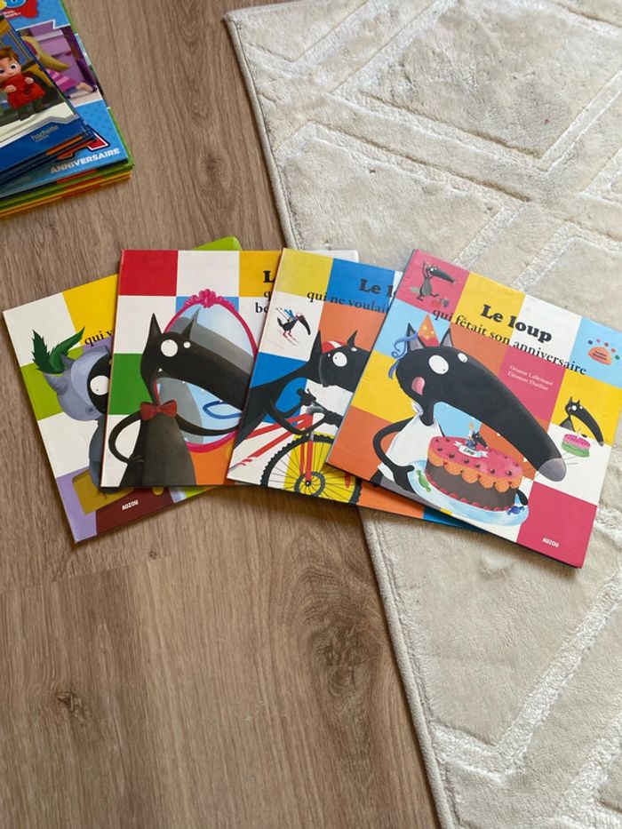 Lot livres le loup