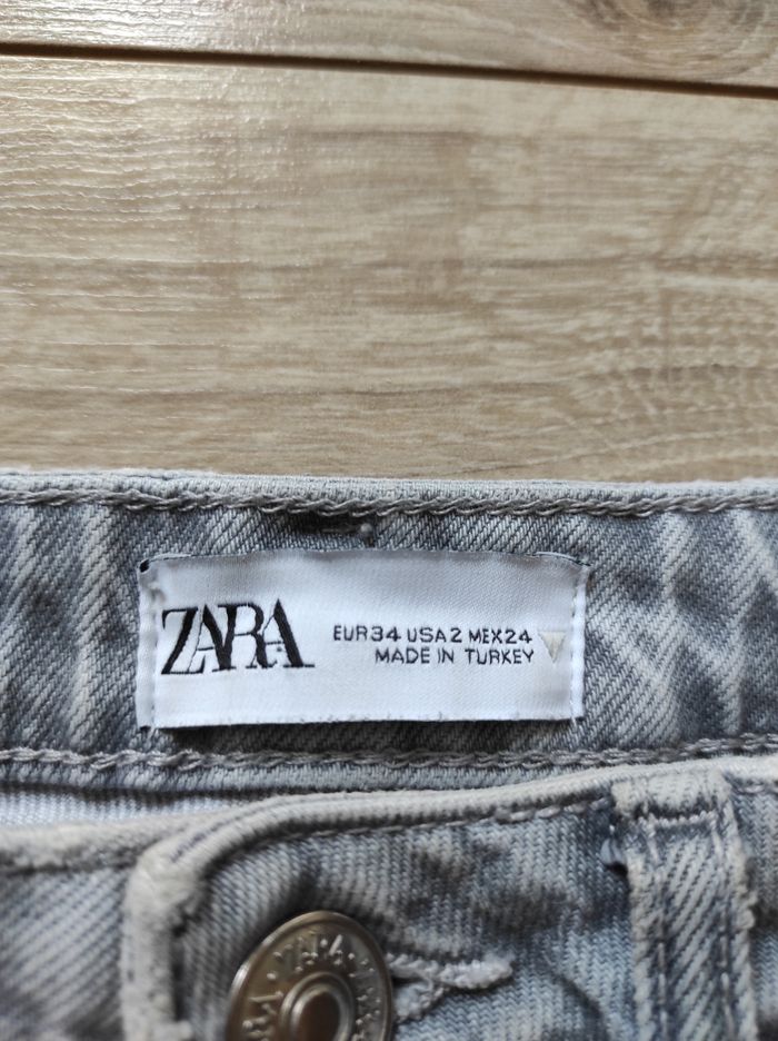 Jean troué Zara gris - photo numéro 5