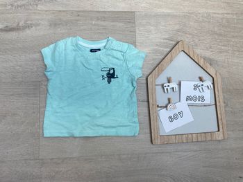 T-shirt bleu turquoise
