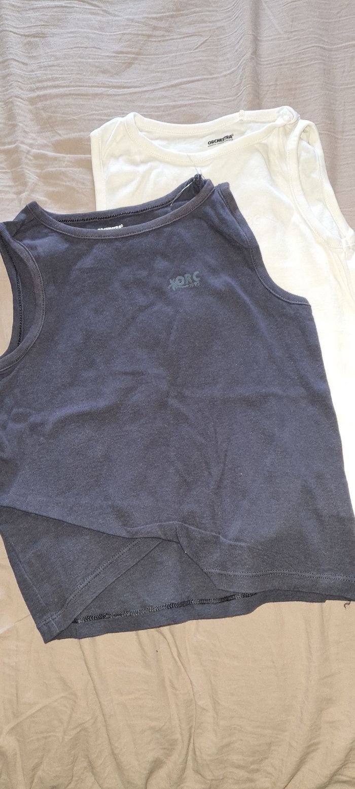 Lot 2 débardeur 5 ans orchestra