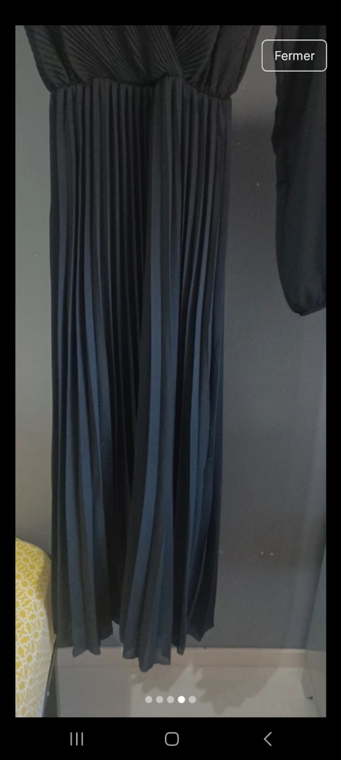 Robe longue plissee - photo numéro 4