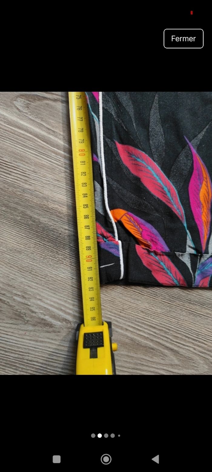 Pantalon fin femme Camaïeu imprimé - photo numéro 2