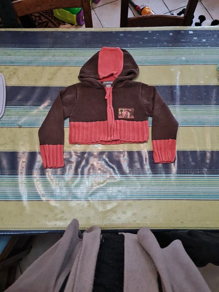 Gilet court zippé 5 ans