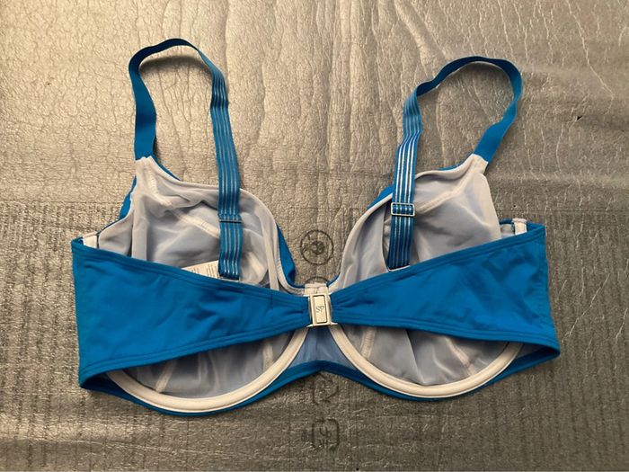 Haut maillot bleu Simone Pérèle neuf - photo numéro 4