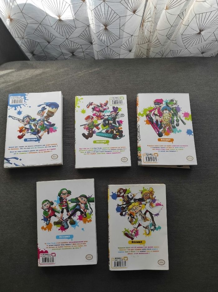 Lot de manga Splatoon tome 1 à 5 - photo numéro 2