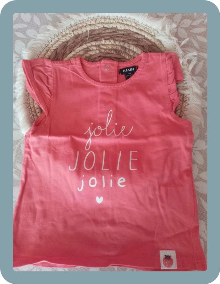 Tee shirt fille 9 mois Kiabi