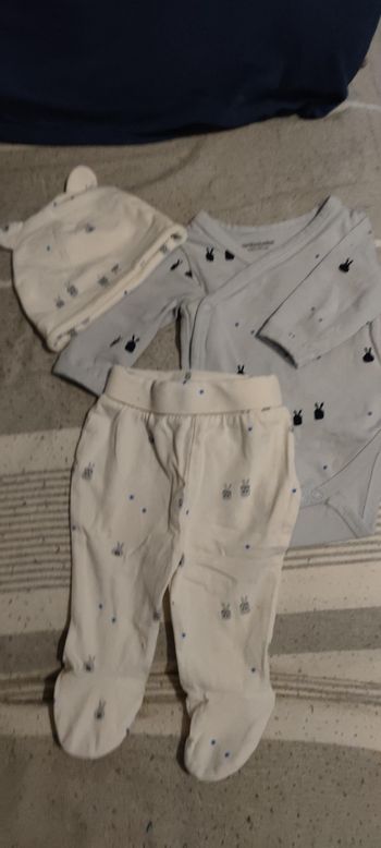 Ensemble 1 mois 54 cm