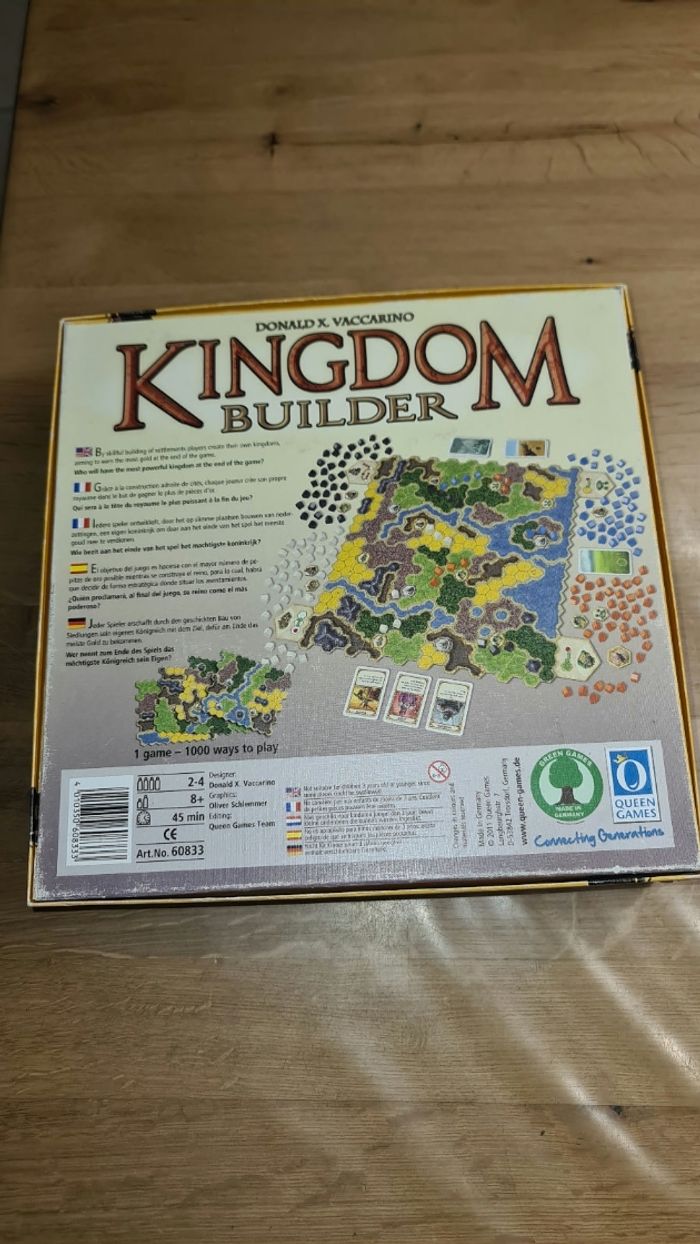 Jeu de société Kingom Builder des éditions Queen Games, - photo numéro 4