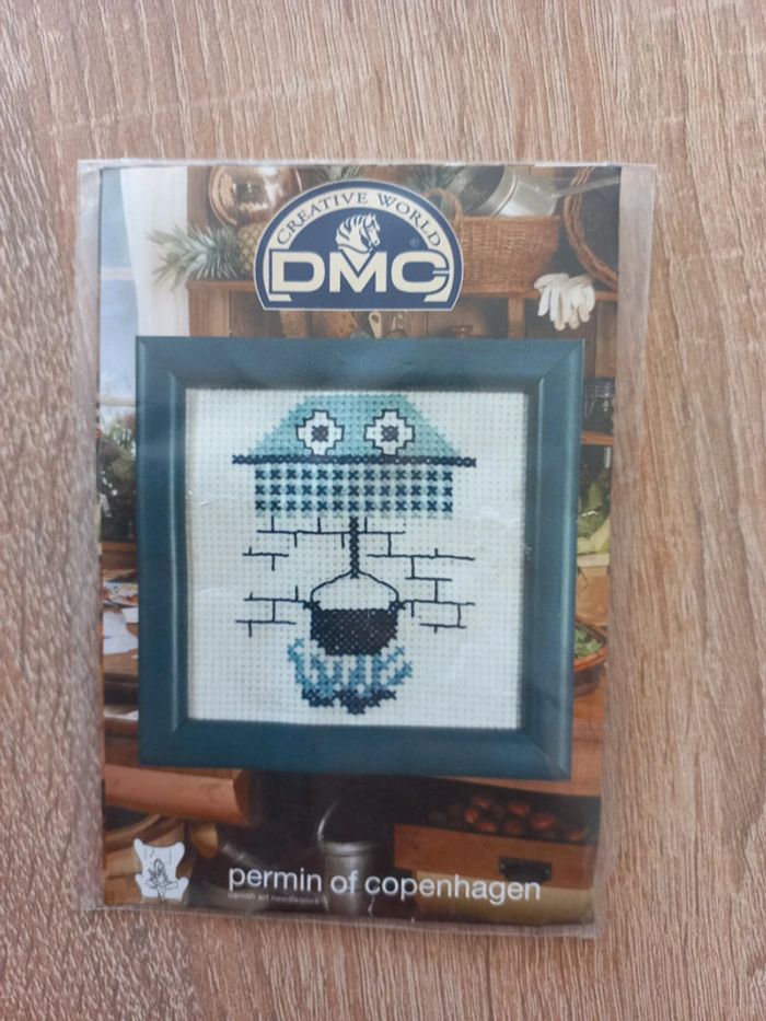 Petit point de croix le motif une chemine