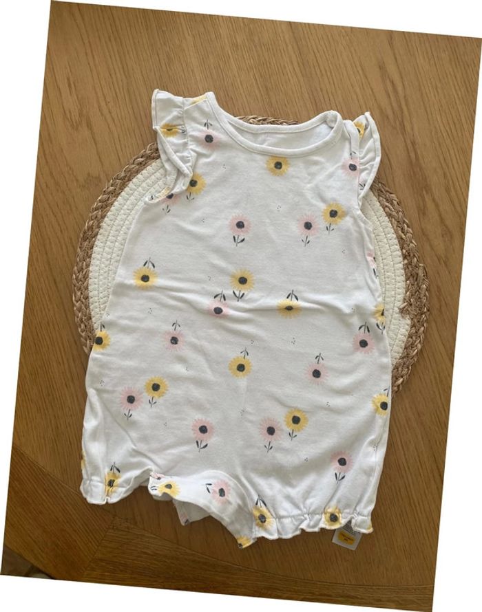 Barboteuse fleurs Pekkle 18m
