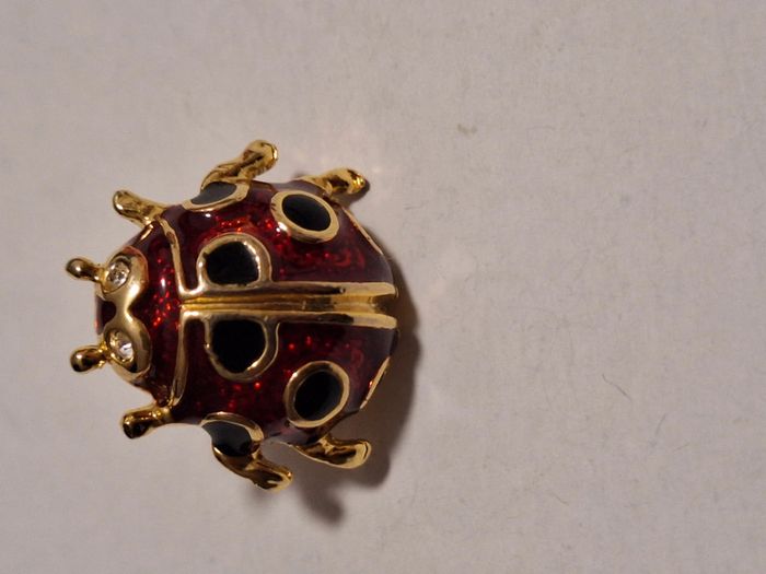 Coccinelle pins lady bug insecte vintage - photo numéro 2