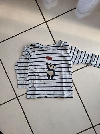 Tshirt manches longues bout'chou bio 18 mois