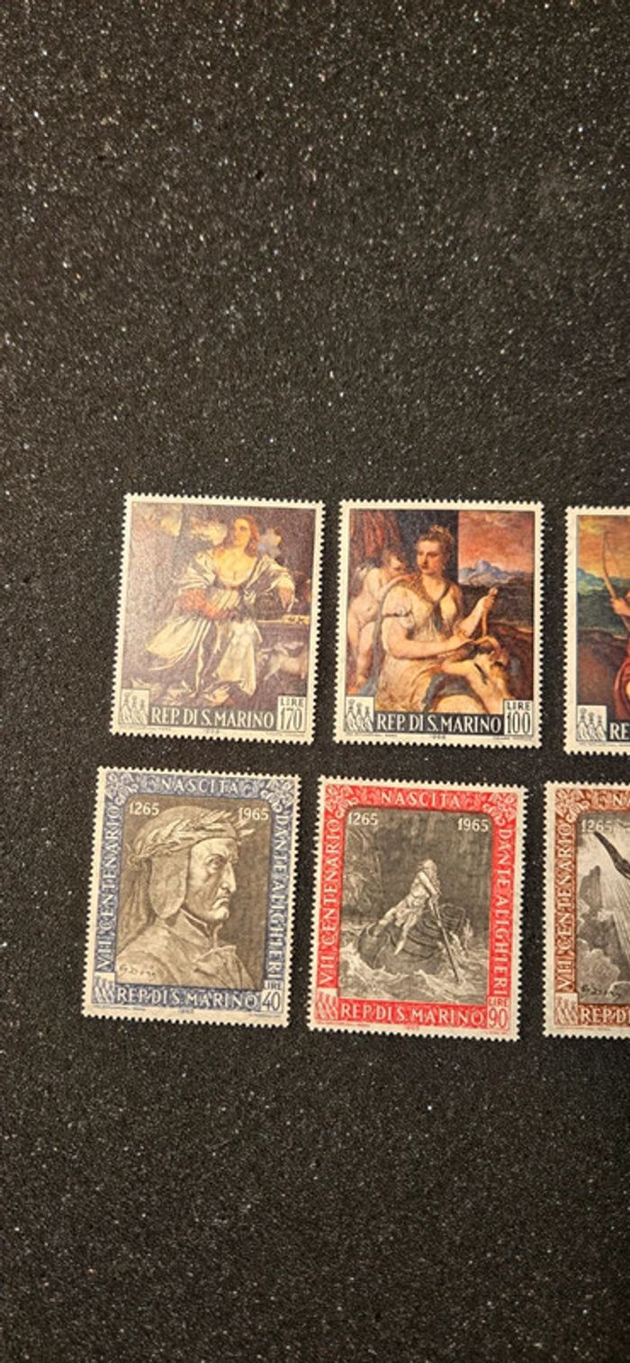 Lot de timbres anciens - photo numéro 2