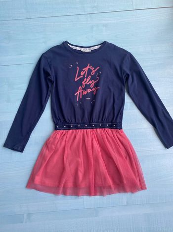 Robe courte marine et rose Garcia 116/122cm