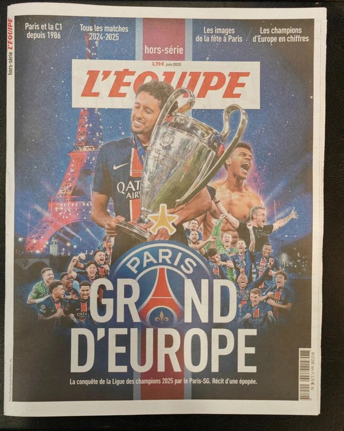 L'équipe HS : PSG grand d'Europe Neuf