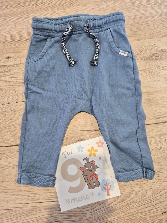 Pantalon bleu ciel, Tape à l'œil, 9 mois