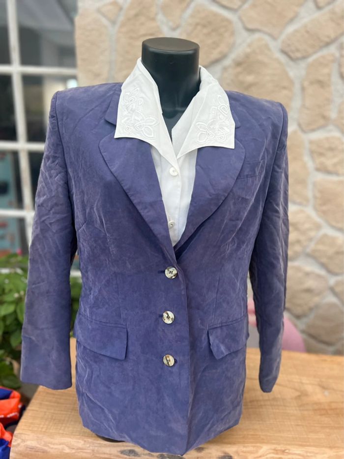 Chemise femme taille 40 vintage L blanche chemisier t-shirt Tunisie - photo numéro 4