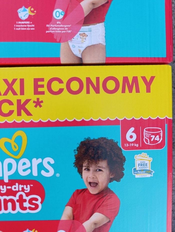 148 couches Pampers Pants taille 6 - photo numéro 2
