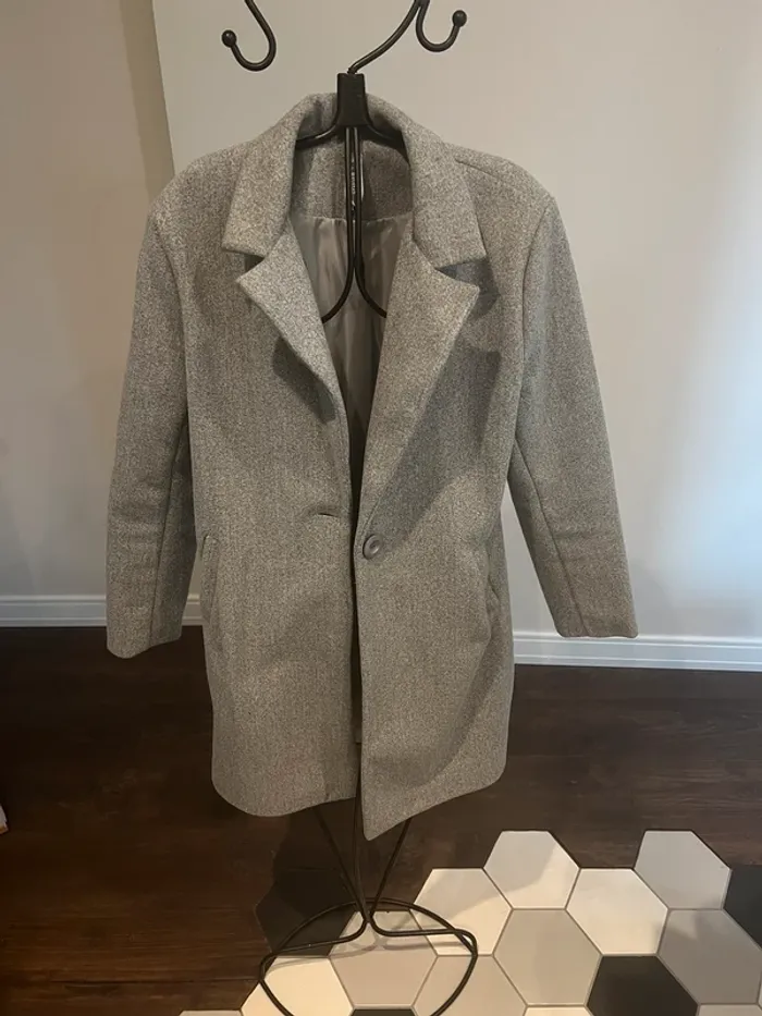 Manteau blazer gris New collection - photo numéro 2