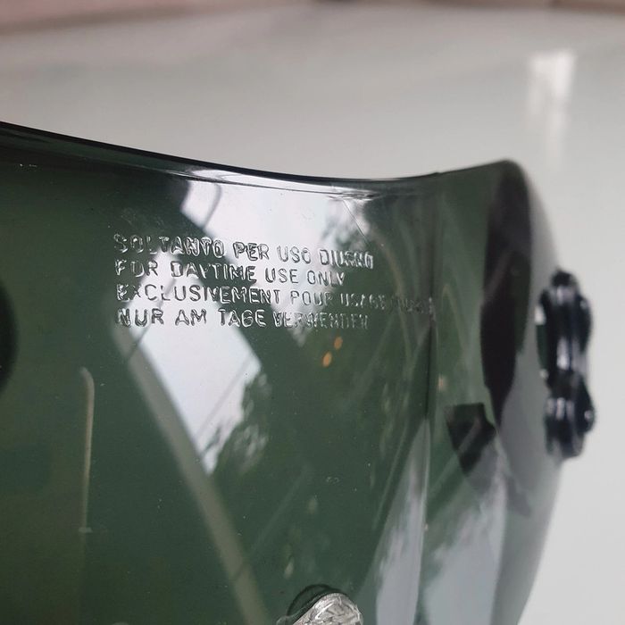 Visière casque fumé - photo numéro 5