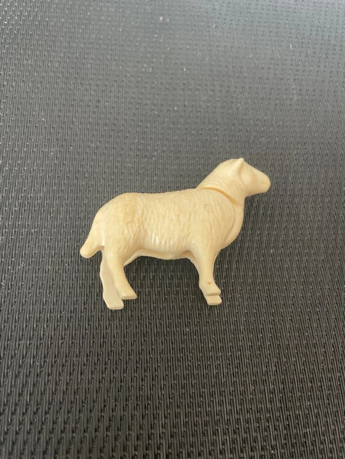 Playmobil lot 2 figurines moutons 1 marron + 1 blanc animaux de la ferme arche de Noé - photo numéro 8