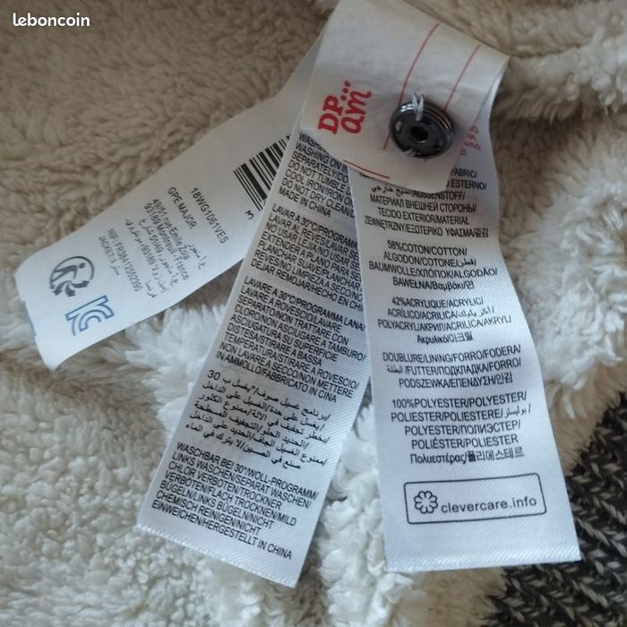 Veste polaire à capuche bébé 3mois - photo numéro 10