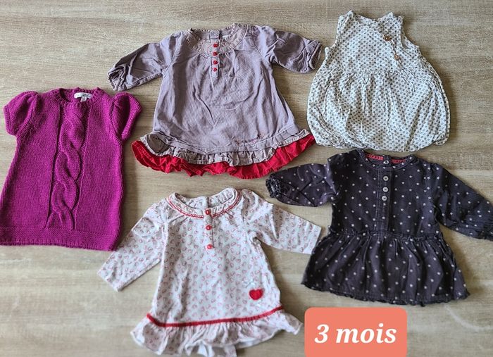 Lot de robes 3 mois fille