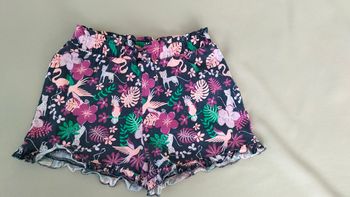 💜 Short fleuri tropical - 8 ans - In extenso - Très bon état 💜
