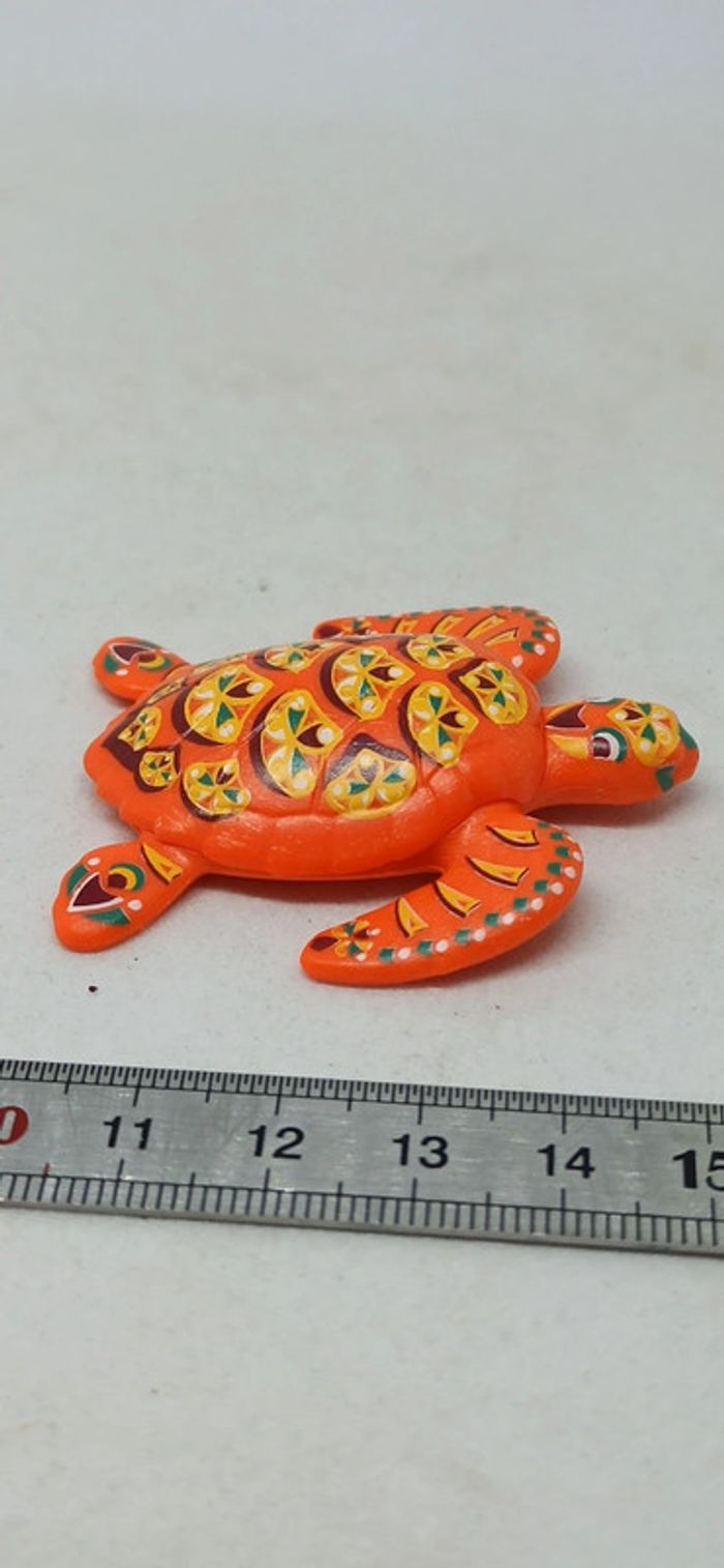 Grande tortue orange et colorée playmobil - photo numéro 2