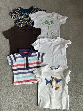 Lot t-shirt bébé garçon 6 mois