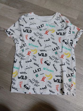 Tee-shirt garçon 4 ans orchestra très bon état