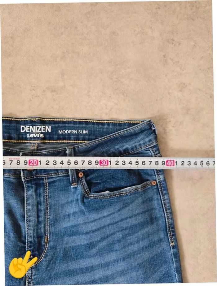 Jean Levi's denizen modern slim W29|FR38 L34 coupe droit bleu Femme-Women pan362 - photo numéro 4