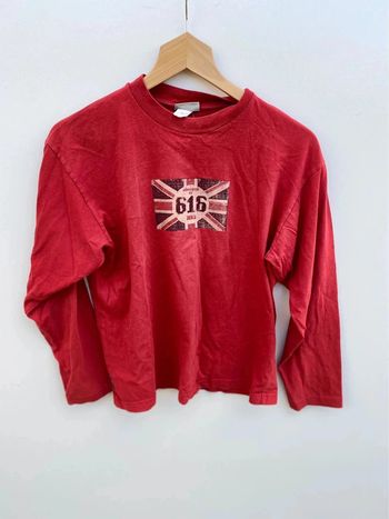 Teeshirt manches longues rouge IKKS