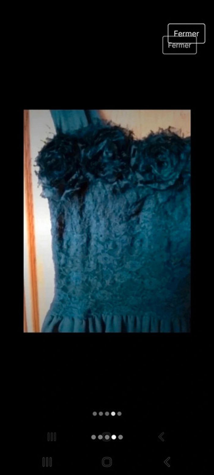 Robe de soirée courte noire - photo numéro 4