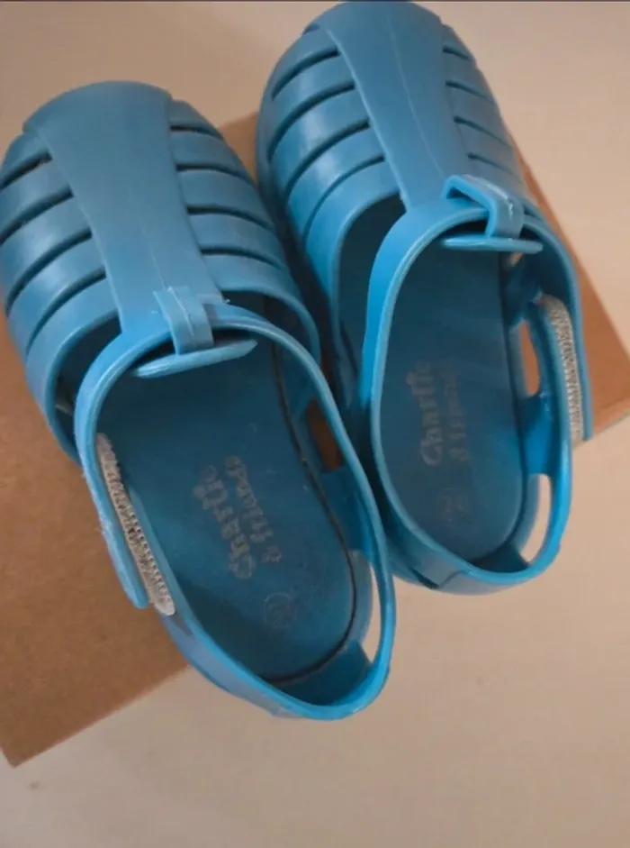 Sandales bleues Charlie & Friends – Taille 24 - photo numéro 2