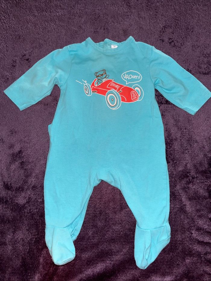 Lot 3 pyjamas bébé garçon taille 0 mois (naissance) - photo numéro 4