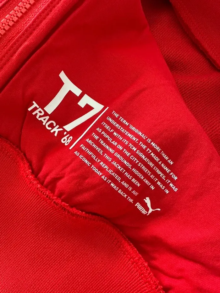 Puma zipper rouge T7 track taille L neuf - photo numéro 9