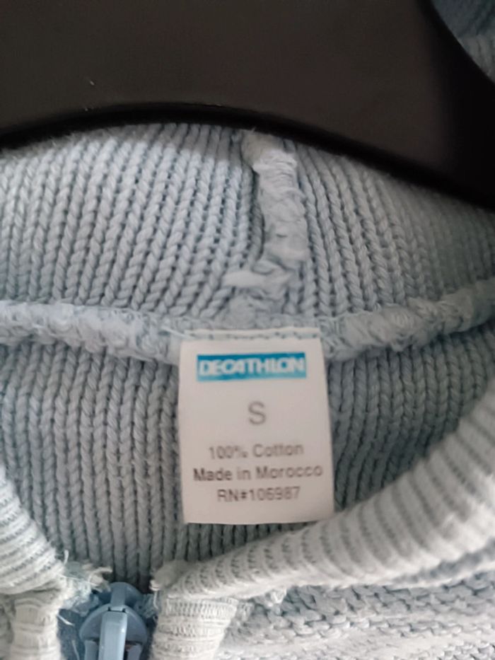 Gilet bleu ciel - photo numéro 4