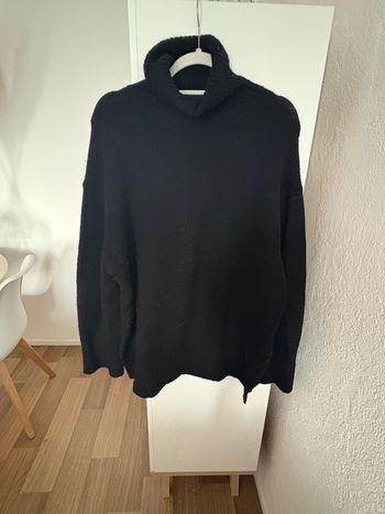 pull en laine noir