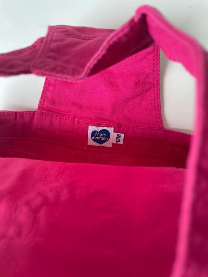 Salopette rose fille - photo numéro 5