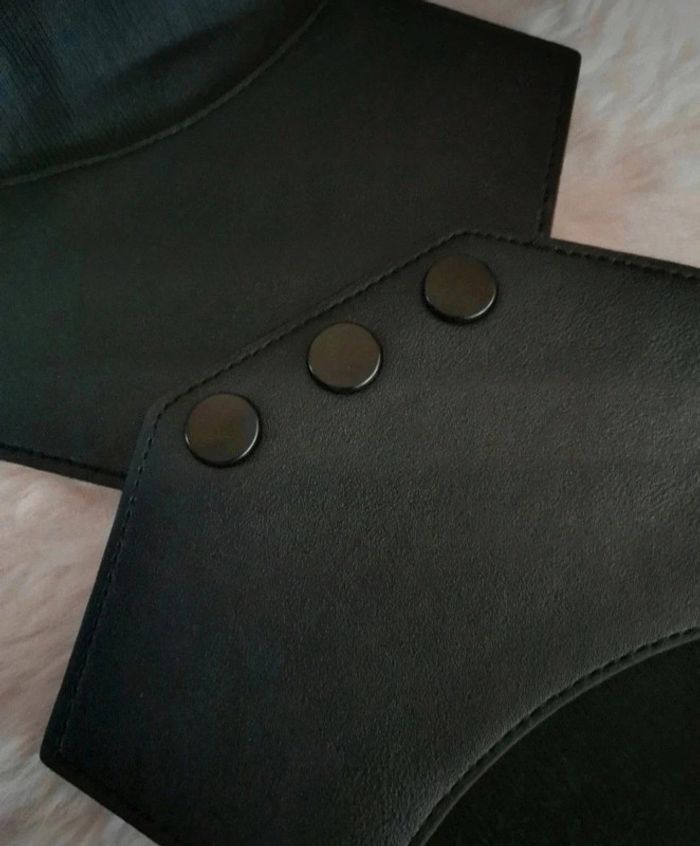 A41 ceinture gaine corset vintage rétro ajustable noire - photo numéro 2