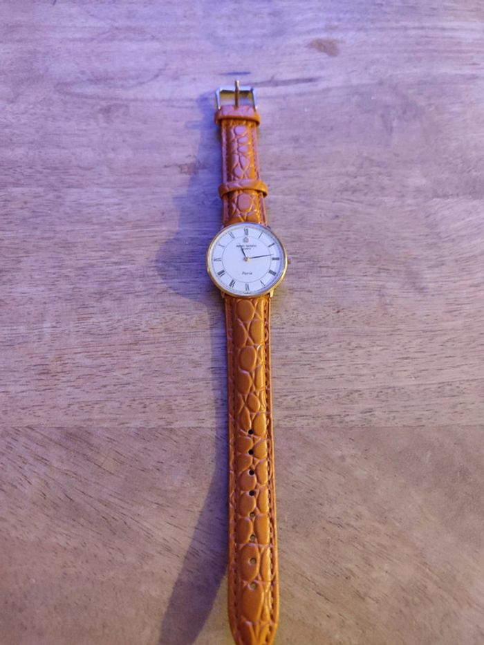 Montre Quartz Michel Herbelin avec Bracelet cuir marron - photo numéro 5