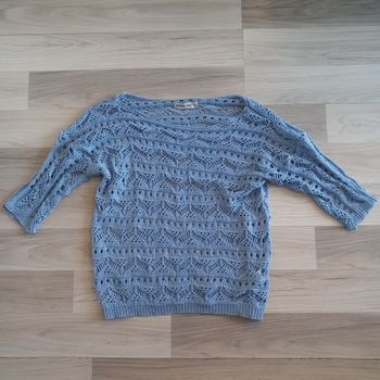 Pull femme bleu ciel à manches 3/4 Women Only taille M