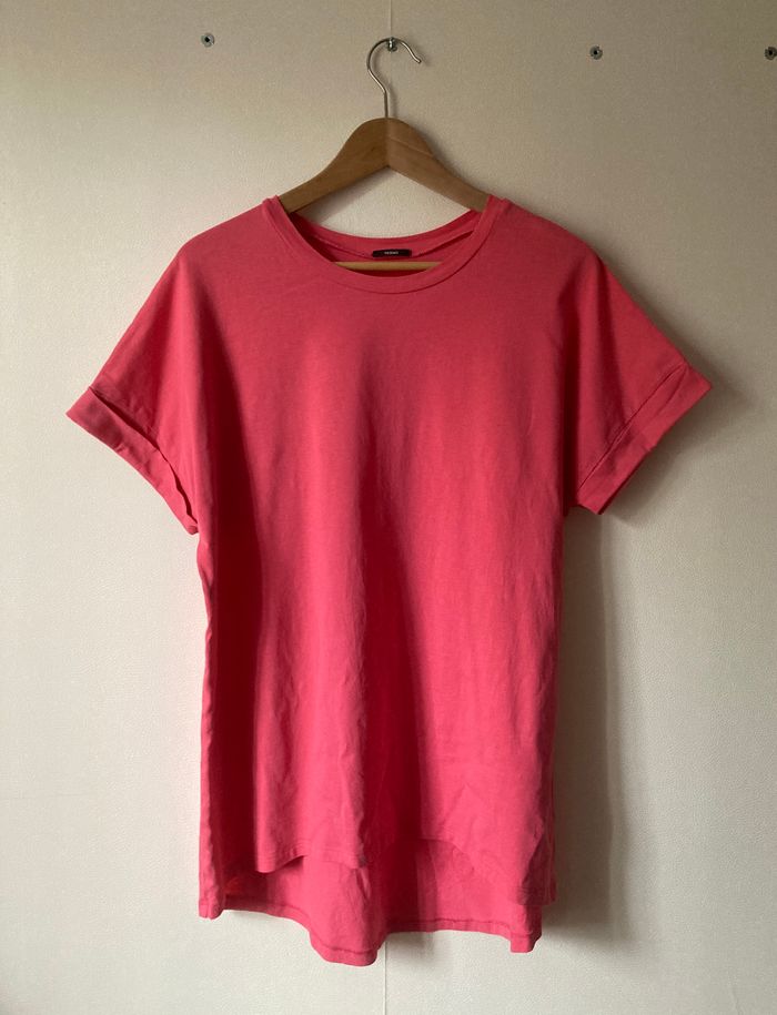 tee-shirt tunique long forme ample