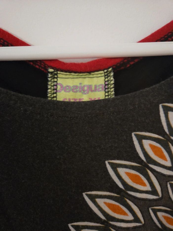 Débardeur femme été noir motifs taille XL bon état Desigual - photo numéro 2