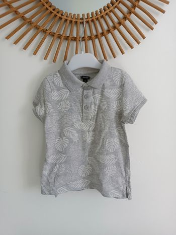 Polo gris Kiabi 4ans