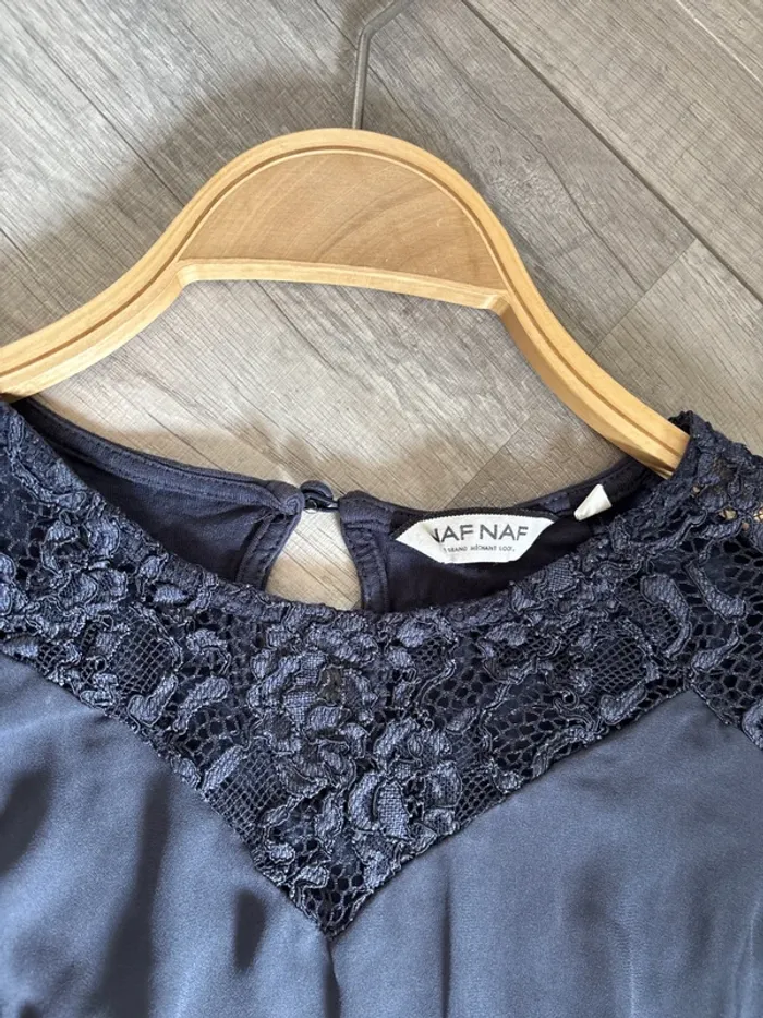 t-shirt dentelle, Naf-Naf - photo numéro 3
