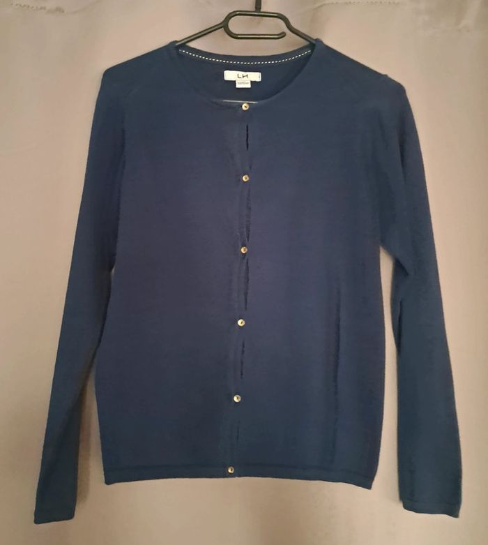 Gilet bleu marine - photo numéro 3